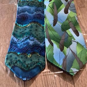 Two Jerry Garcia silk ties